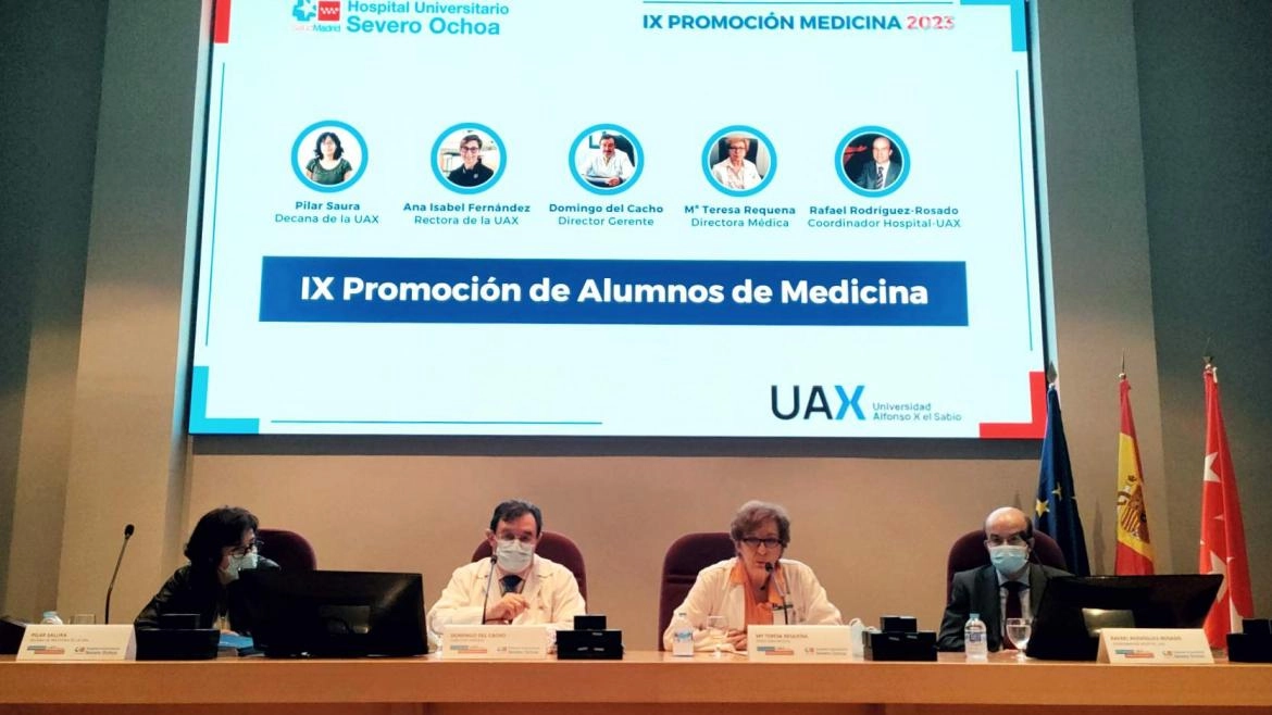 Imagen del artículo El Hospital Severo Ochoa celebra la graduación de 67 alumnos de Medicina de la Universidad Alfonso X el Sabio