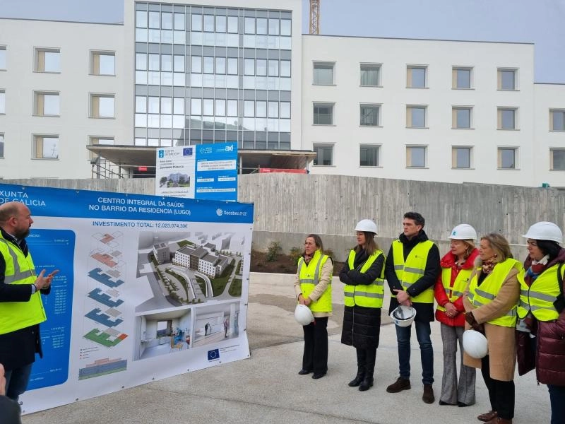 Imagen del artículo Ethel Vázquez avanza que o centro integral de saúde de Lugo estará rematado en primavera e a Xunta culminará en verán un investimento de máis de 32 M€ na recuperación do barrio da Residencia