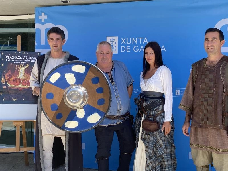 Imagen del artículo La sede de la Xunta en Lugo acoge la presentación de la sexta Romería Vikinga de O Vicedo, que se celebra mañana y el sábado
