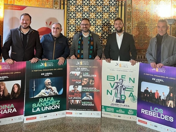 Imagen del artículo La Comunidad apoya el Festival Primavera de Lorca que anuncia dos sábados de conciertos con bandas emblemáticas