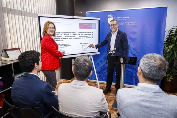 Imagen del artículo El Gobierno regional y la Universidad de Murcia ponen en marcha la Cátedra de Datos Abiertos