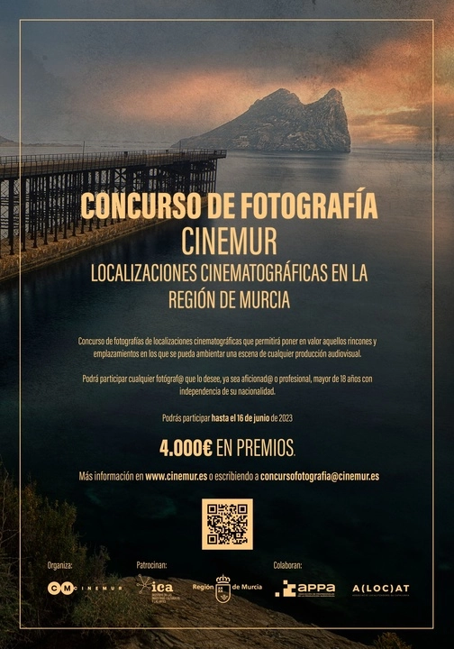 Imagen del artículo Cultura patrocina el concurso de fotografía de Cinemur para mostrar a las productoras los escenarios cinematográficos de la Región
