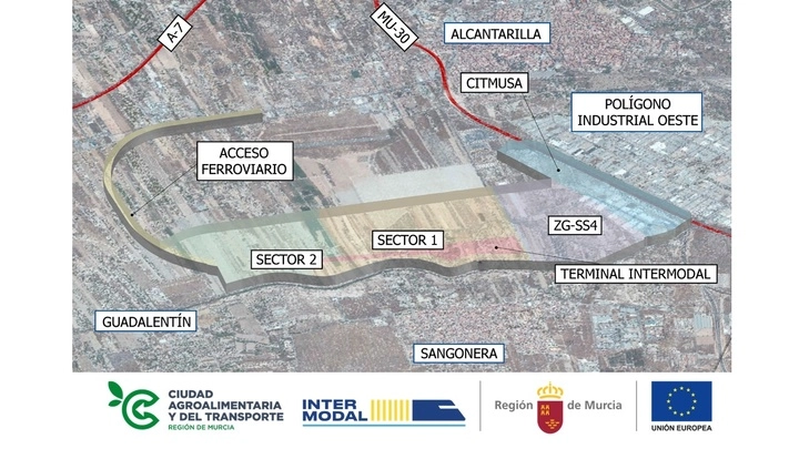 Imagen del artículo La Comunidad inicia la exposición pública del proyecto de urbanización de la Ciudad Agroalimentaria y del Transporte