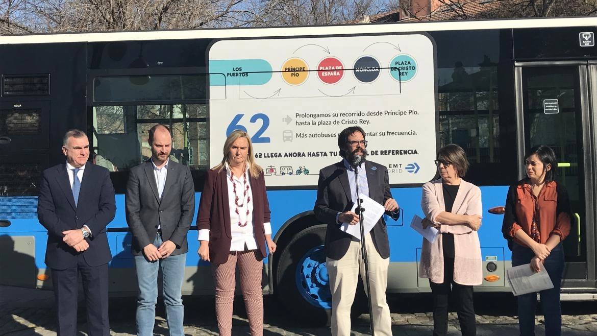 Imagen del artículo La Comunidad amplía el recorrido de las líneas 62, 73 y 161 de la EMT
