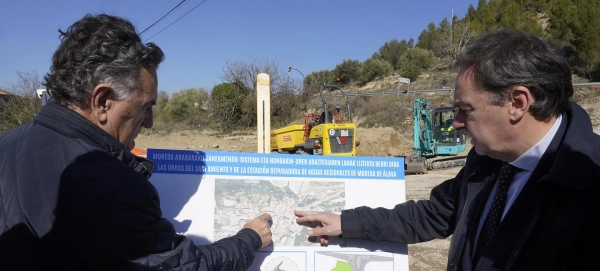 Imagen del artículo Se inician las obras del saneamiento y la estación depuradora de aguas residuales de Moreda de Álava
