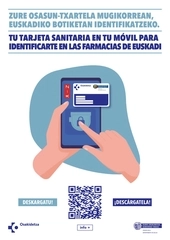 Imagen del artículo La tarjeta sanitaria en formato digital impulsada por el departamento de Salud y Osakidetza, operativa en todas las farmacias de Euskadi