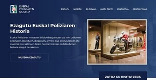 Imagen del artículo El Museo de la Policía Vasca de Arkaute lanza una nueva página web más dinámica y con contenido actualizado