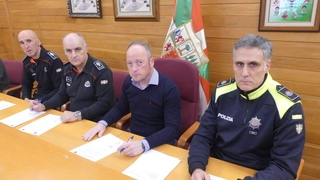 Imagen del artículo La Ertzaintza firma un protocolo de cooperación con el servicio de Policía Local de Alonsotegi