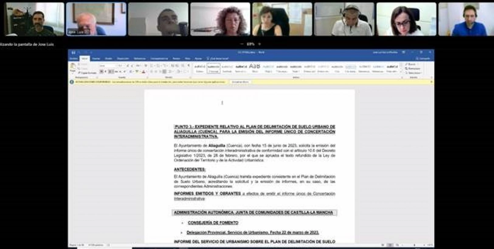Imagen del artículo La Comisión Provincial de Concertación Interadministrativa informa del expediente relativo al plan de delimitación de suelo urbano de Aliaguilla