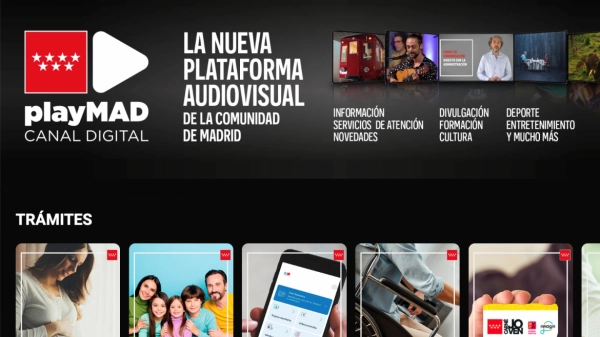 Imagen del artículo Díaz Ayuso presenta PLAYMAD, la plataforma de TV digital de la Comunidad de Madrid que transformará la relación de los ciudadanos con la Administración